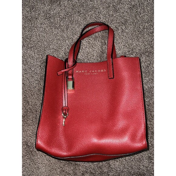 Marc Jacobs Handbags - Marc Jacobs Mini Grind Leather Tote Bag Satchel Purse